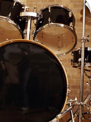 Close-Up of a Drum Kit