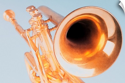 Close-up of a trumpet
