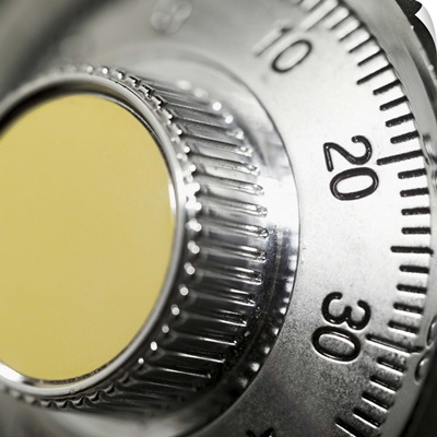 Close-up of combination lock