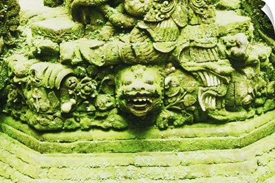 Close-up of sculptures, Bali, Indonesia