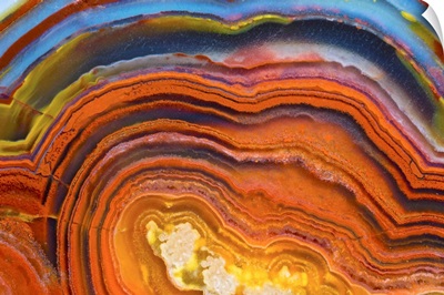 Close Ups Of Fortification On Crazy Lace Agate