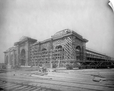 Construction Of World's Fair Exhibition Building