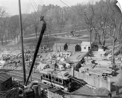 Construction On Boston Common