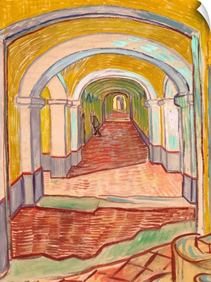 Corridor In The Asylum, By Vincent Van Gogh