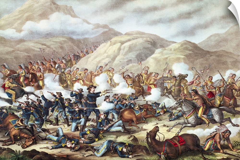 Custer's Last Stand at Little Bighorn.