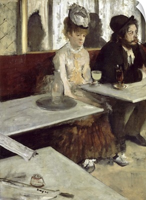 Dans Un Cae, Dit Aussi L'Absinthe (In A Cafe, Also Called Absinthe) By Edgar Degas