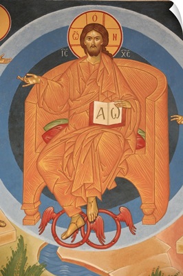 Detail Of Last Judgment Fresco At Monastery Of Saint-Antoine-Le-Grand