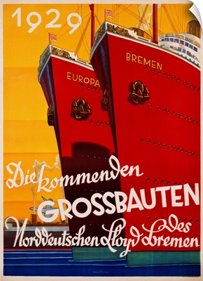 Die Kommenden Grossbauten Poster By Bernd Steiner