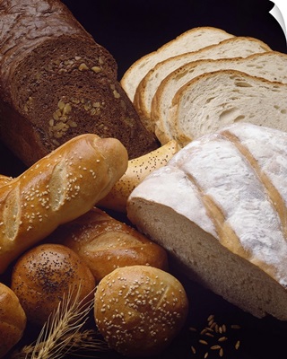 Different types of artisan bread