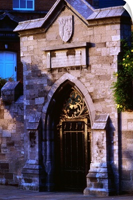 Dublin, entrance gates to Marsh's Library, Ireland