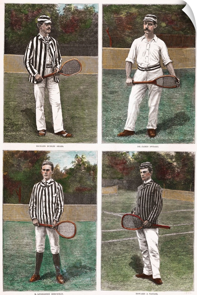 Harpers Weekly. Leading Lawn Tennis Players. Richard Dudley Sears. - Dil James Dwight. - R. Livingston Beeckman. - Howard ...