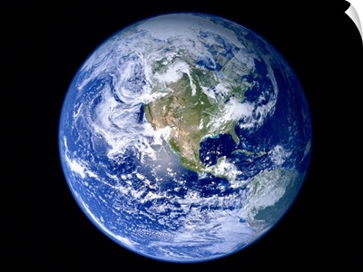 Earth with North America prominent