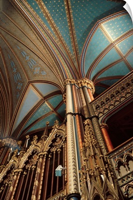 Elegant church with organ