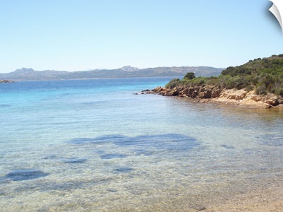 Empty beach in Corsica