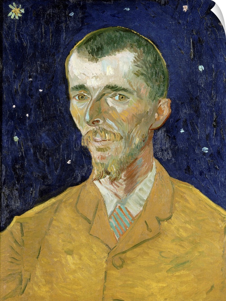 Vincent van Gogh (French, 1853-1890), Eugene Boch, 1888, oil on canvas, 60 x 45 cm (23.6 x 17.7 in), Musee d'Orsay, Paris.