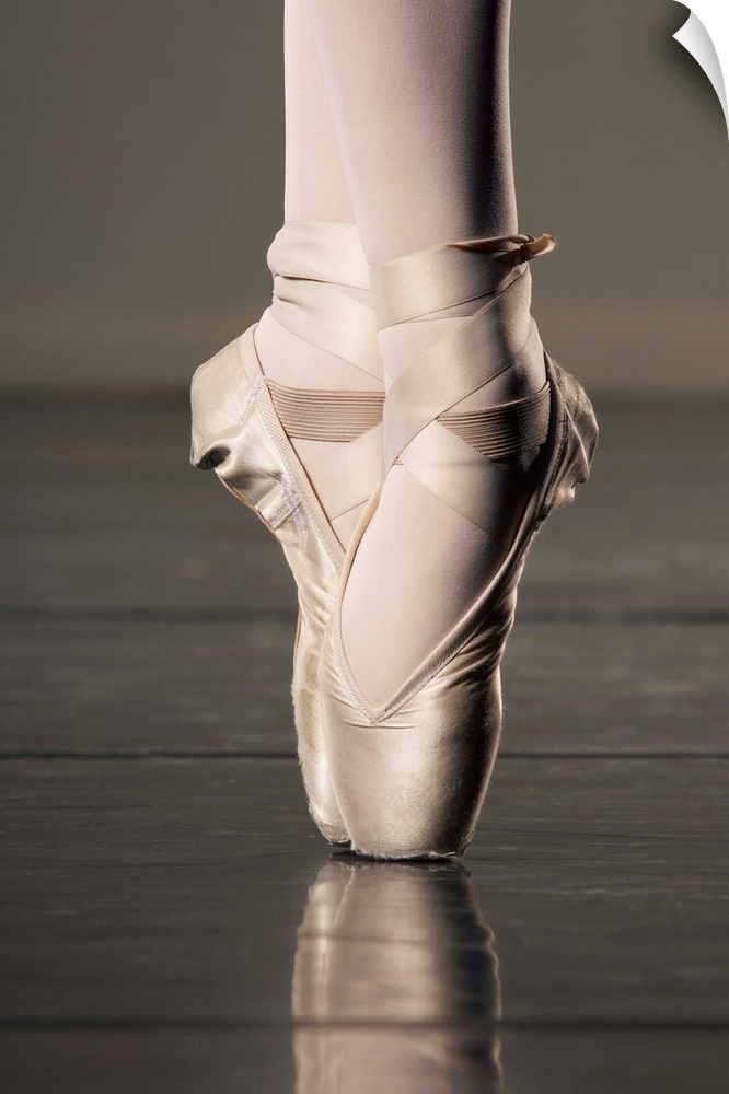 Feet Of Ballet Dancer En Pointe