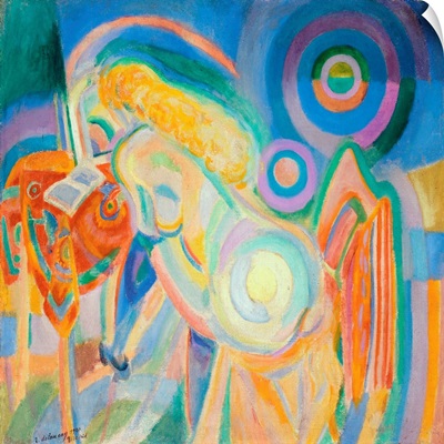 Femme Nue Lisant (Nude Woman Reading) By Robert Delaunay