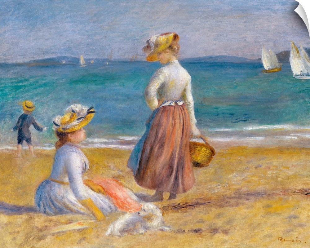Auguste Renoir, Figures on the Beach, 1890, oil on canvas, Metropolitan Museum of Art, New York.