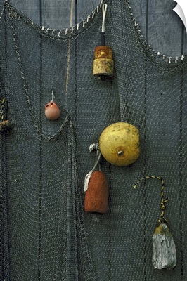 Fishing tools hanging