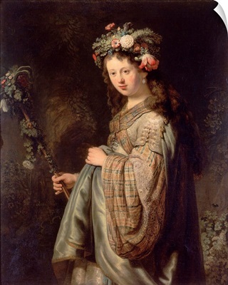 Flora By Rembrandt Van Rijn