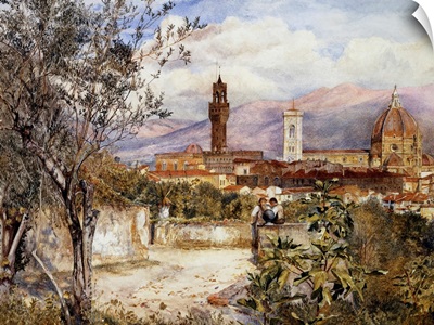 Florence, the Duomo from the Mozzi Garden by Henry Roderick Newman