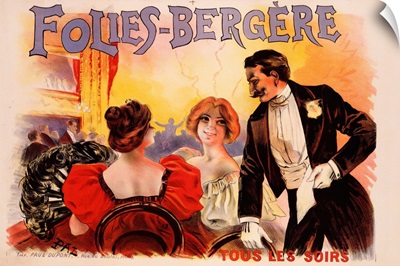 Folies-Bergere Poster By Pal