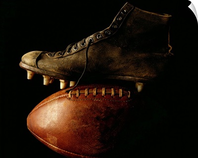 Football and Cleat