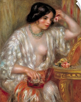 Gabrielle with Jewelry by Pierre Auguste Renoir