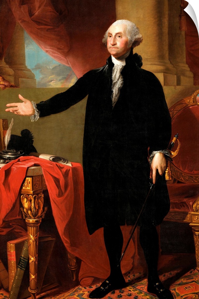 Gilbert Stuart, George Washington (this is a second version of Stuart's Lansdowne portrait currently in the National Portr...