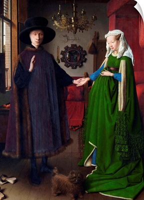 Giovanni Arnolfini And His Bride (The Arnolfini Marriage) By Jan Van Eyck