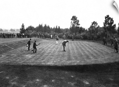 Golf Match Between Vardon And Braid, Ca. 1910