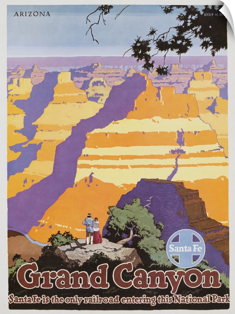 Grand Canyon Poster By Oscar Bryn