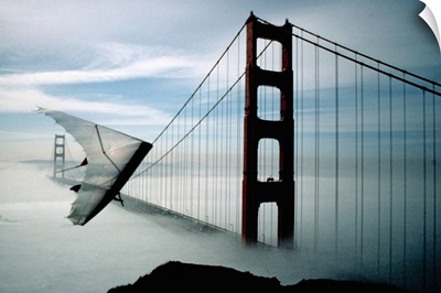 Hang glider in San Francisco, California