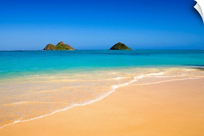 Hawaii, Oahu, Lanikai Beach, Mokulua Islands