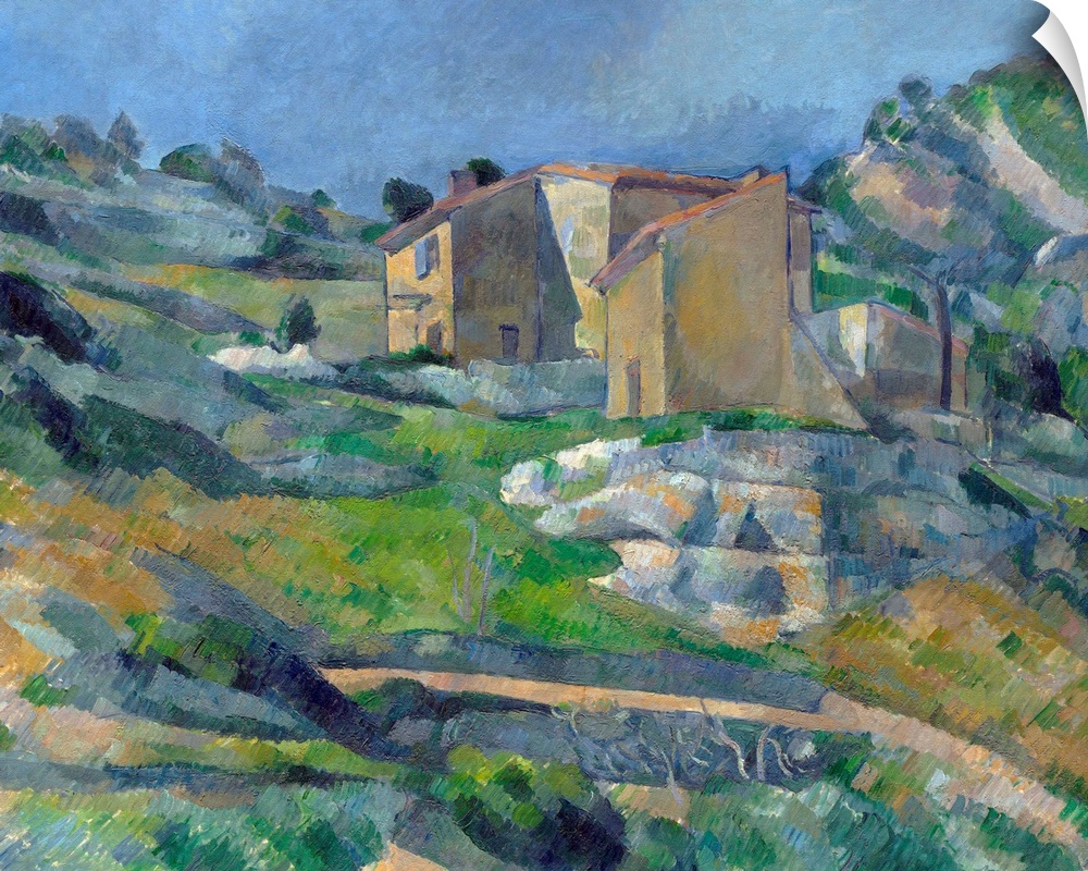 Paul Cezanne (French, 1839-1906), Houses in Provence: The Riaux Valley near L'Estaque, 1883, oil on canvas, 65 x 81.3 cm (...