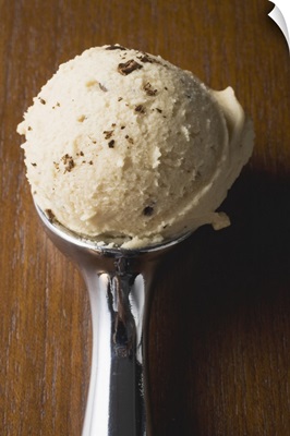 Ice cream in ice cream scoop