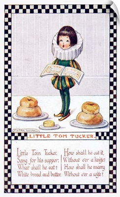Illustration Of Little Tom Tucker Nursery Rhyme