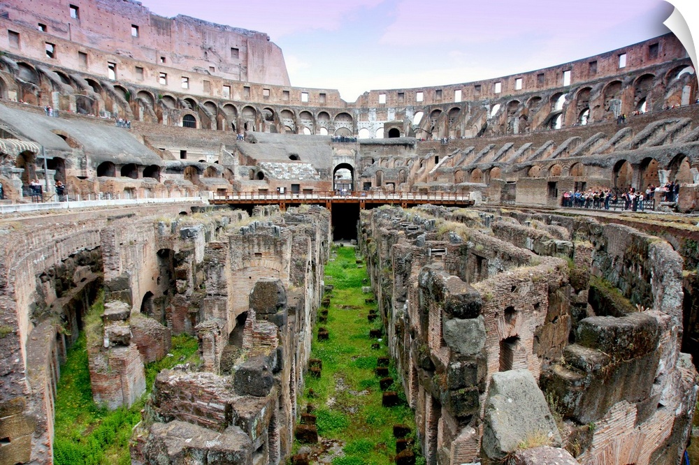 Ancient Roman famous landmark.
