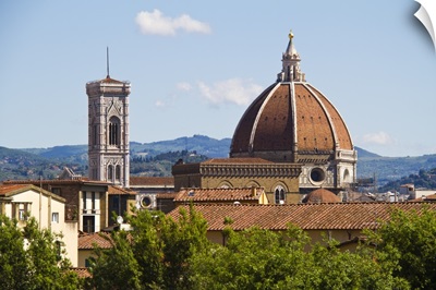 Italy, Florence, View of Florence Cathedral
