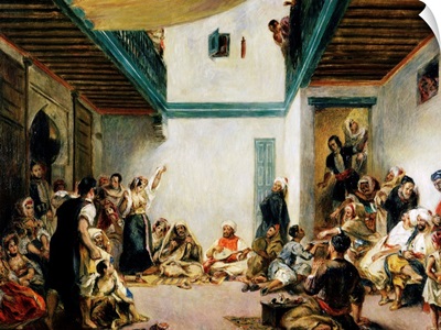 Jewish Wedding In Morocco By Pierre-Auguste Renoir After Eugene Delacroix