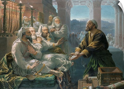 Judas And The Thirty Pieces Of Silver For Betraying Christ By Hubert Von Herkomer