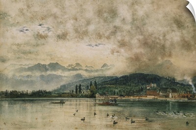 Lake Lucerne, Switzerland By Rudolf Von Alt