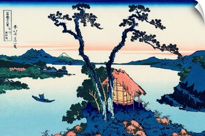 Lake Suwa In The Shinano Province By Katsushika Hokusai