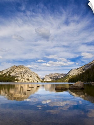 Lake Tenaya, in Yosemite National Park off of State Route 120.