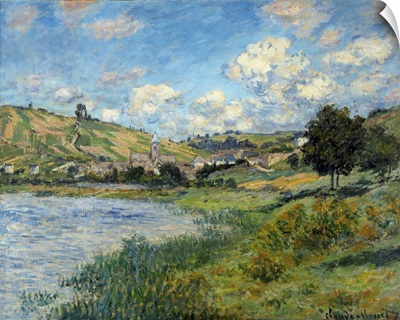 Landscape at Vetheuil by Claude Monet