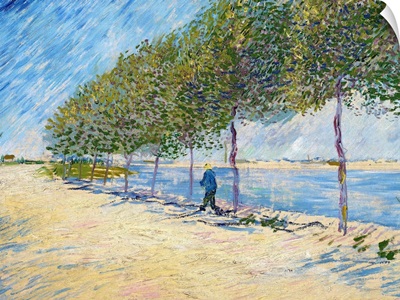 Langs De Seine (Along The Seine) By Vincent Van Gogh