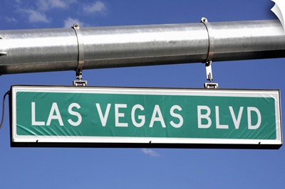Las Vegas Boulevard street sign - The Strip