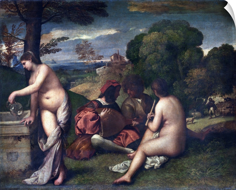 1509. Oil on canvas, Musee du Louvre, Paris, France.