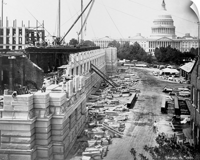 Library Of Congress Under Construction