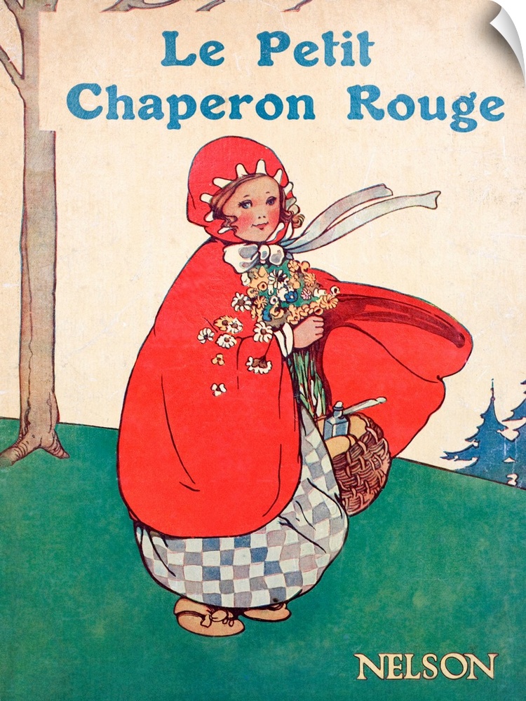 Le Petit Chpaeron Rouge. Cover of childrens' book illustrated by Mabel Lucie Attwell.